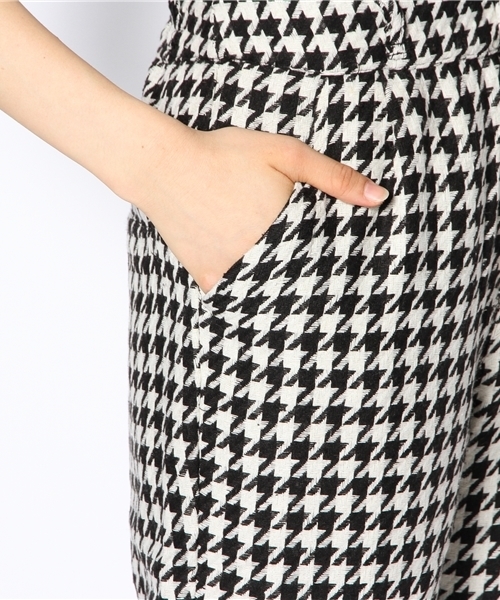 WEGO（ウィゴー）の「WEGO/千鳥柄テーパードパンツ（スラックス・レディース・その他1・FREE）」の6枚目の写真