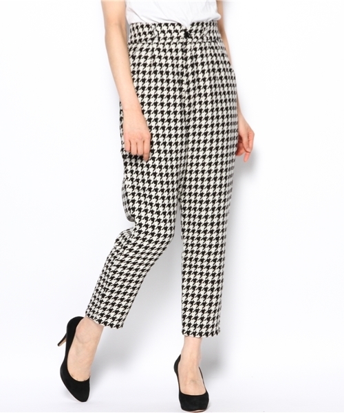 WEGO（ウィゴー）の「WEGO/千鳥柄テーパードパンツ（スラックス・レディース・その他1・FREE）」の10枚目の写真