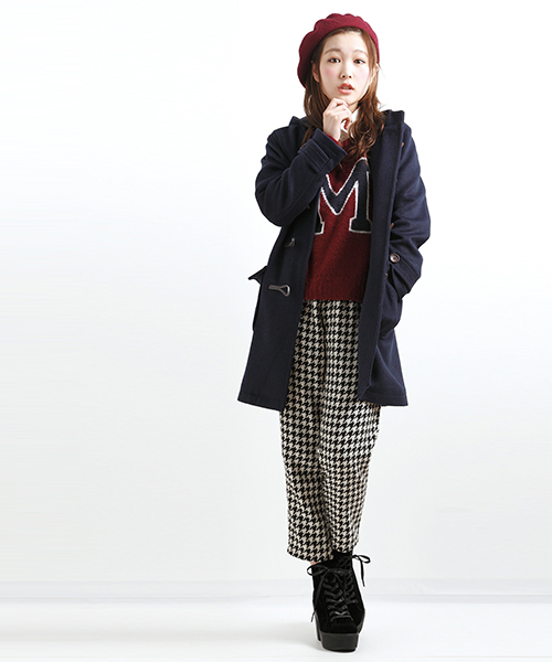 WEGO（ウィゴー）の「WEGO/千鳥柄テーパードパンツ（スラックス・レディース・その他1・FREE）」の12枚目の写真