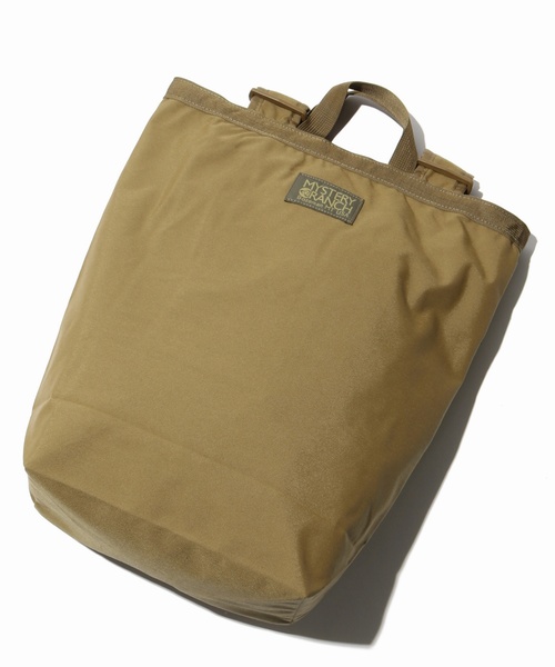 MYSTERY RANCH(ミステリーランチ)の「MYSTERY RANCH / ミステリーランチ BOOTY BAG(バックパック/リュック・メンズ・ブラック/キャメル・FREE)」の2枚目の写真