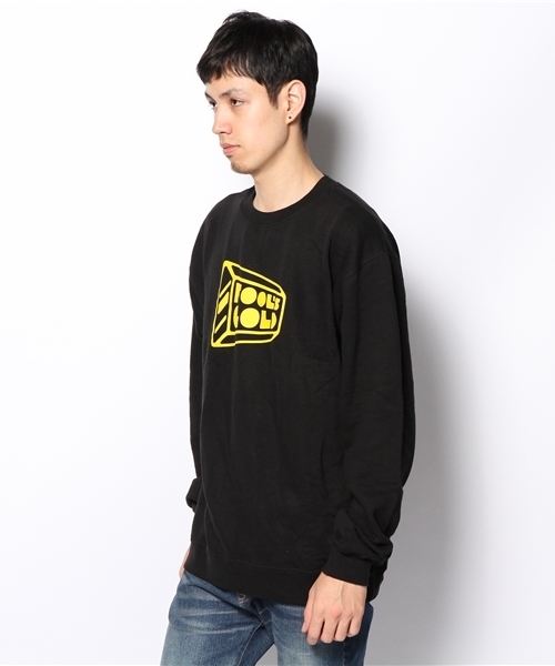 Manhattan Records（マンハッタン レコーズ）の「Fools Gold  / Logo Sweatshirt（スウェット・メンズ・ブラック・LARGE）」の3枚目の写真