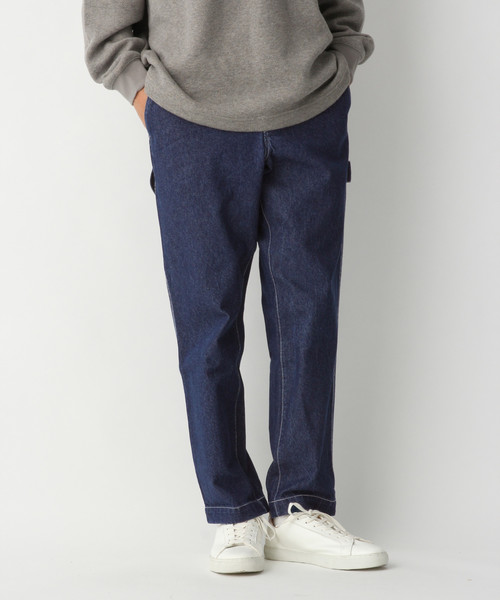 GLOBAL WORK(グローバルワーク)の「ワークイージーパンツ/823288(その他パンツ・メンズ・その他/ネイビー/ホワイト・LARGE/MEDIUM)」の2枚目の写真