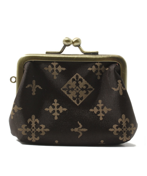 Daily russet（デイリー ラシット）の「がま口小銭入れ（コインケース・レディース・ベージュ/スミクロ/ダークブラウン/ゴールド/グリーン/レッド・FREE）」の3枚目の写真