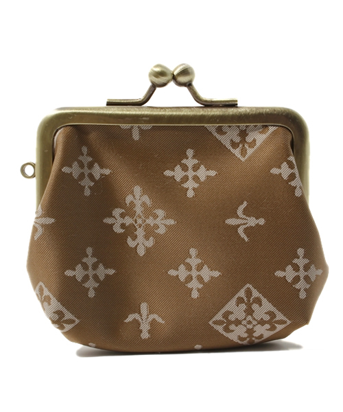 Daily russet（デイリー ラシット）の「がま口小銭入れ（コインケース・レディース・ベージュ/スミクロ/ダークブラウン/ゴールド/グリーン/レッド・FREE）」の4枚目の写真