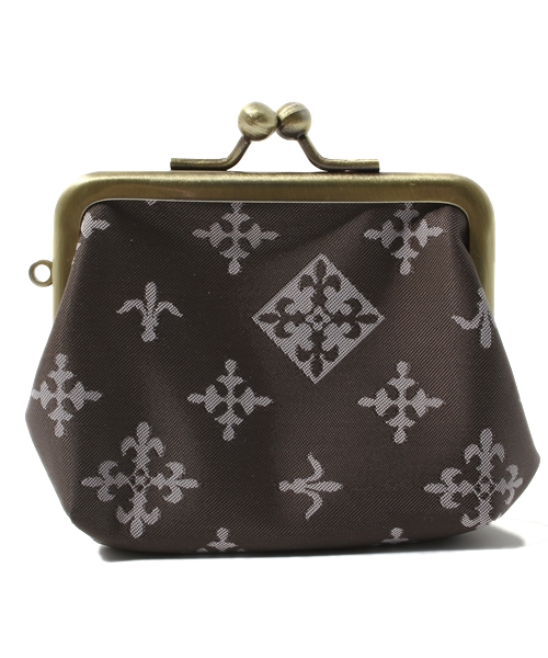 Daily russet（デイリー ラシット）の「がま口小銭入れ（コインケース・レディース・ベージュ/スミクロ/ダークブラウン/ゴールド/グリーン/レッド・FREE）」の2枚目の写真