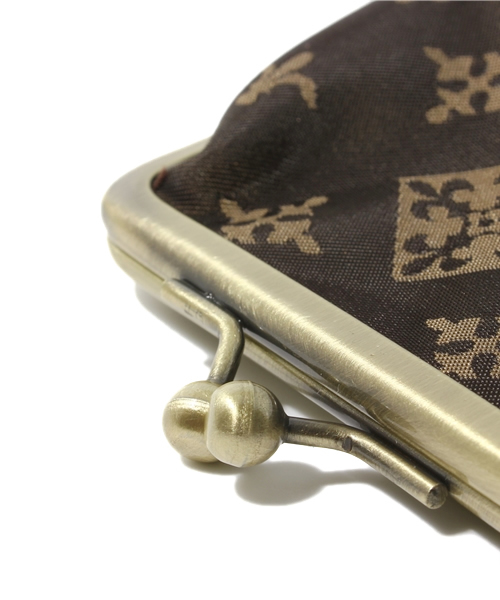 Daily russet（デイリー ラシット）の「がま口小銭入れ（コインケース・レディース・ベージュ/スミクロ/ダークブラウン/ゴールド/グリーン/レッド・FREE）」の8枚目の写真