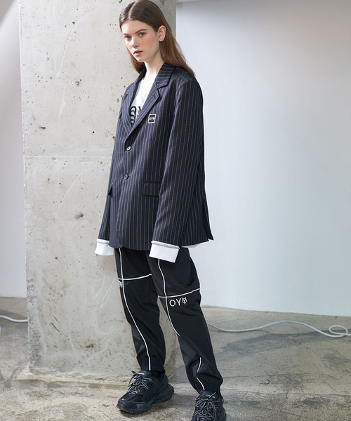 OY(オーワイ)の「テープブレザー/ジャケット(テーラードジャケット・メンズ・A/ブラック・FREE)」の14枚目の写真