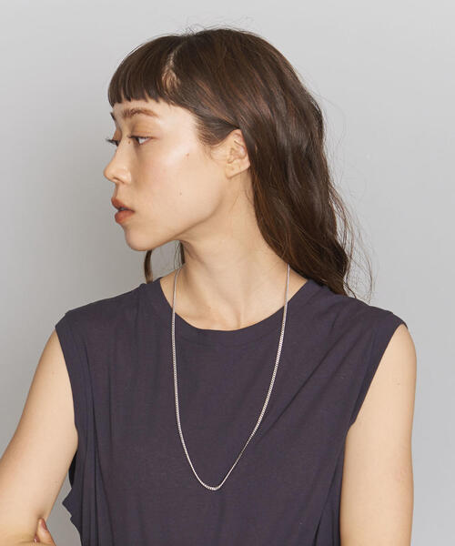 PHILIPPE AUDIBERT（フィリップ オーディベール）の「【別注】＜PHILIPPE AUDIBERT（フィリップオーディベール）＞チェーンネックレス M ∴（ネックレス・レディース・シルバー・FREE）」の5枚目の写真