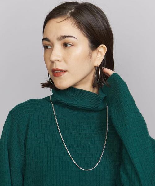 PHILIPPE AUDIBERT（フィリップ オーディベール）の「【別注】＜PHILIPPE AUDIBERT（フィリップオーディベール）＞チェーンネックレス M ∴（ネックレス・レディース・シルバー・FREE）」の6枚目の写真