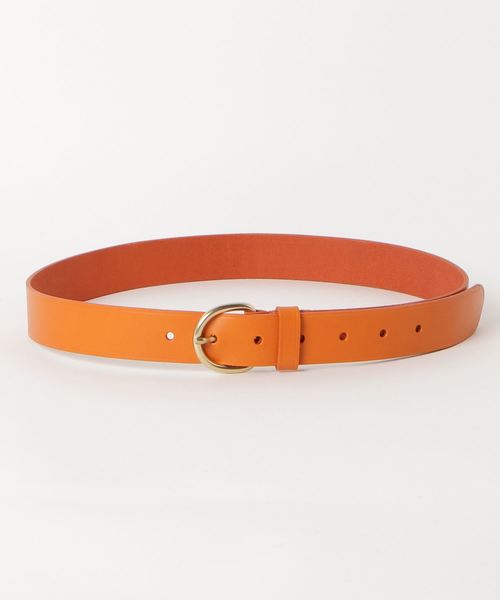 IL BISONTE(イルビゾンテ)の「IL BISONTE / ORIGINAL LEATHER / BELT(ベルト・メンズ・ブラック/ダークブラウン/ネイビー/グレー/オレンジ/ライトブラウン/ナチュラル/オリーブ・85cm/95cm)」の8枚目の写真