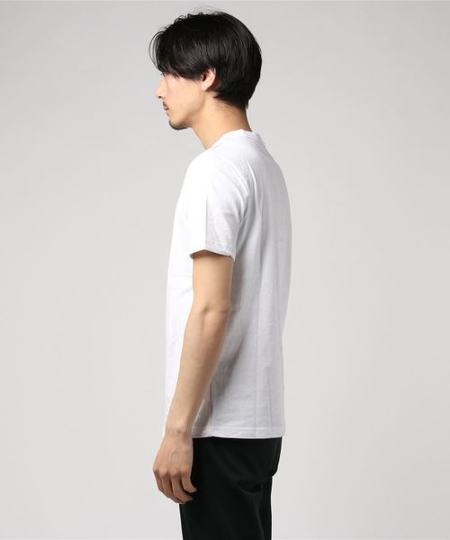 おしゃれスタ(オシャレスタ)の「プリントクルーネックTシャツ(RE)(Tシャツ/カットソー・メンズ・ホワイト/ブラック・M/L)」の3枚目の写真