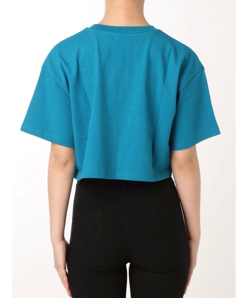 EVRIS（エヴリス）の「ルーズショートTシャツ（Tシャツ/カットソー・レディース・ホワイト/ブラック/ターコイズブルー・FREE）」の12枚目の写真