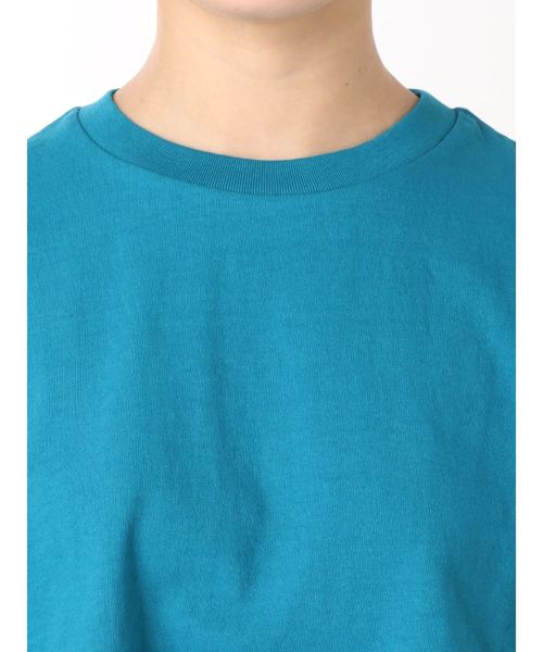 EVRIS（エヴリス）の「ルーズショートTシャツ（Tシャツ/カットソー・レディース・ホワイト/ブラック/ターコイズブルー・FREE）」の11枚目の写真