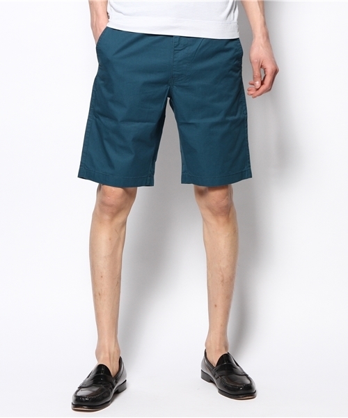 GIORDANO（ジョルダーノ）の「[GIORDANO]コットンツイルカラーチノショーツ（チノパンツ・メンズ・ホワイト/アイボリー/ブラック/ベージュ/グリーン/ダークブルー/ネイビー/イエロー/レッド/オレンジ/スミクロ/ブルー/ライトブルー・30inch/32inch/34inch/36inch/38inch）」の10枚目の写真