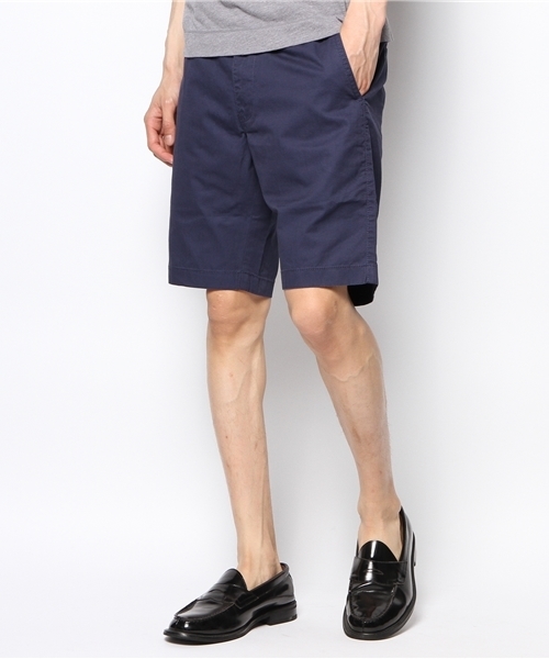 GIORDANO（ジョルダーノ）の「[GIORDANO]コットンツイルカラーチノショーツ（チノパンツ・メンズ・ホワイト/アイボリー/ブラック/ベージュ/グリーン/ダークブルー/ネイビー/イエロー/レッド/オレンジ/スミクロ/ブルー/ライトブルー・30inch/32inch/34inch/36inch/38inch）」の5枚目の写真