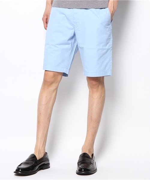 GIORDANO（ジョルダーノ）の「[GIORDANO]コットンツイルカラーチノショーツ（チノパンツ・メンズ・ホワイト/アイボリー/ブラック/ベージュ/グリーン/ダークブルー/ネイビー/イエロー/レッド/オレンジ/スミクロ/ブルー/ライトブルー・30inch/32inch/34inch/36inch/38inch）」の8枚目の写真