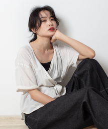 【WEB限定】カシュクールブラウス