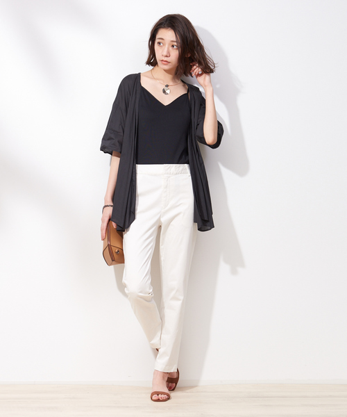 qualite（カリテ）の「【WEB限定】カシュクールブラウス（シャツ/ブラウス・レディース・ブラック/ベージュ/その他・フリー）」の16枚目の写真