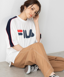 ∴WEGO/FILA別注パイピング切替Tシャツ