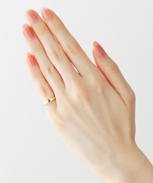 K10オーバルシグネット ピンキーリング