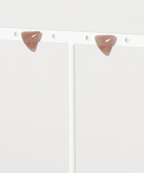 dictionary（ディクショナリー）の「【dictionary / ディクショナリー】 カラービーズ ピアス（ピアス（両耳用）・レディース・ホワイト/ピンク/イエロー/ベージュ/ブラウン/レッド/オフホワイト/ターコイズブルー・FREE）」の14枚目の写真