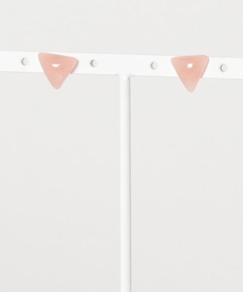 dictionary（ディクショナリー）の「【dictionary / ディクショナリー】 カラービーズ ピアス（ピアス（両耳用）・レディース・ホワイト/ピンク/イエロー/ベージュ/ブラウン/レッド/オフホワイト/ターコイズブルー・FREE）」の10枚目の写真