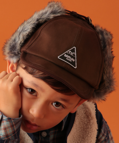 BAYFLOW（ベイフロー）の「[KIDS]フライトキャップ（キャップ・キッズ・ブラウン/ブラック・FREE）」の13枚目の写真