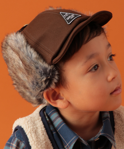 BAYFLOW（ベイフロー）の「[KIDS]フライトキャップ（キャップ・キッズ・ブラウン/ブラック・FREE）」の9枚目の写真