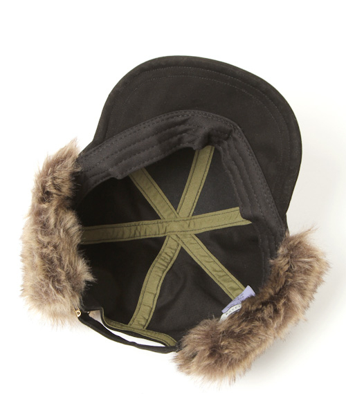 BAYFLOW（ベイフロー）の「[KIDS]フライトキャップ（キャップ・キッズ・ブラウン/ブラック・FREE）」の4枚目の写真