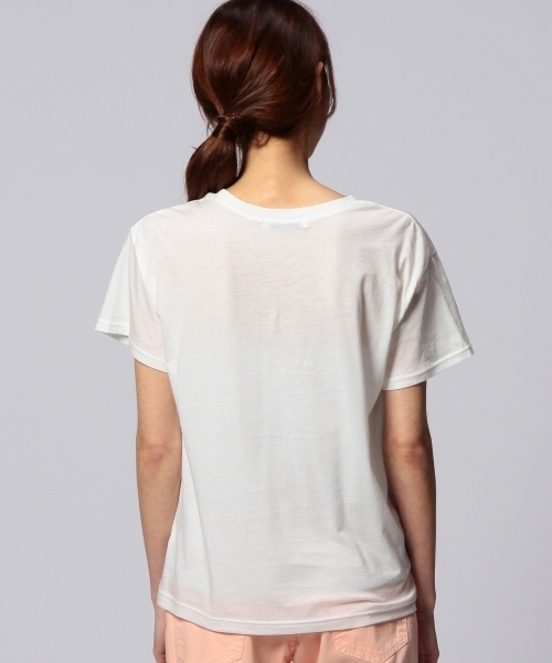 UNITED ARROWS（ユナイテッドアローズ）の「UAW C P ポケット Tシャツ ◆（Tシャツ/カットソー・レディース・ホワイト/ブラック・フリー）」の8枚目の写真