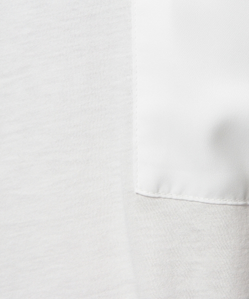 UNITED ARROWS（ユナイテッドアローズ）の「UAW C P ポケット Tシャツ ◆（Tシャツ/カットソー・レディース・ホワイト/ブラック・フリー）」の4枚目の写真