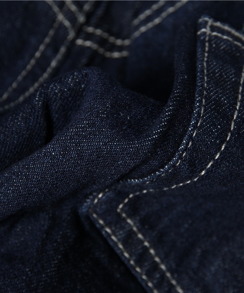 Chico（チコ）の「デニムフレアスカート（スカート・レディース・ネイビー/オフホワイト・FREE）」の8枚目の写真