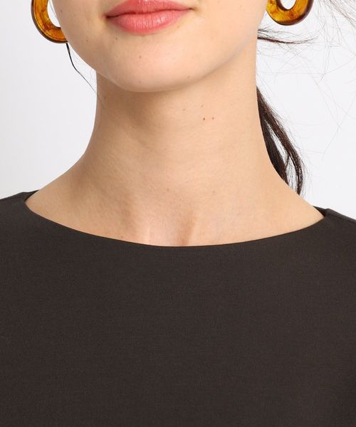 セール Indivi インディヴィ のファッション ポンチフレアワンピース ワンピース Web限定 ハンドウォッシュ ワンピース S