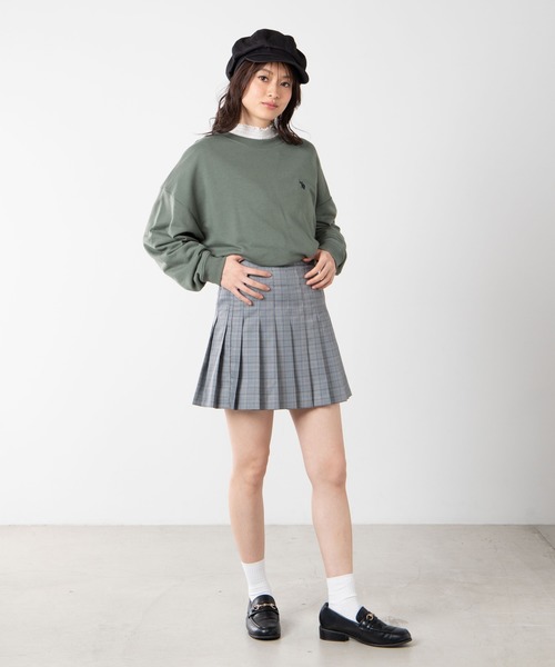 U.S. POLO ASSN.(ユーエスポロアッスン)の「∴WEGO/U.S. POLO ASSN.別注ワンポイントビッグシルエットスウェット(スウェット・レディース・アイボリー/スミクロ/ベージュ/ピンク/グリーン/ブルー/ホワイト・FREE)」の13枚目の写真