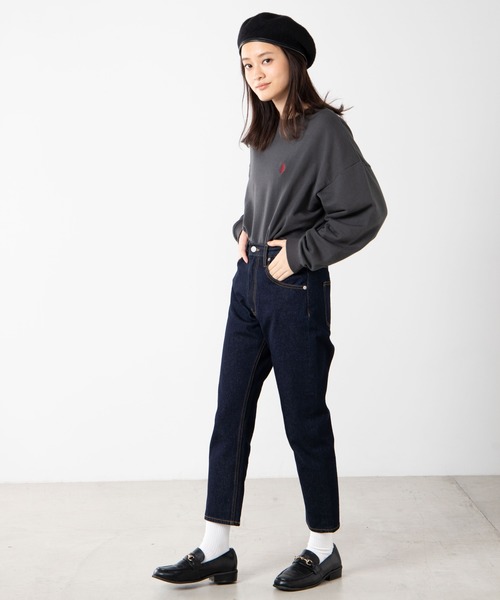 U.S. POLO ASSN.(ユーエスポロアッスン)の「∴WEGO/U.S. POLO ASSN.別注ワンポイントビッグシルエットスウェット(スウェット・レディース・アイボリー/スミクロ/ベージュ/ピンク/グリーン/ブルー/ホワイト・FREE)」の20枚目の写真