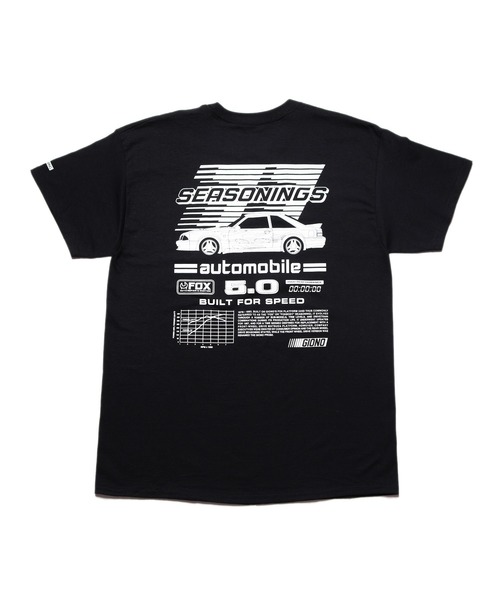 SEASONING(シーズニング)の「SEASONING × GIONO S/S TEE "AUTOMOBILE" - BLACK(Tシャツ/カットソー・メンズ・ブラック・LARGE/X-LARGE/SMALL/MEDIUM)」の2枚目の写真