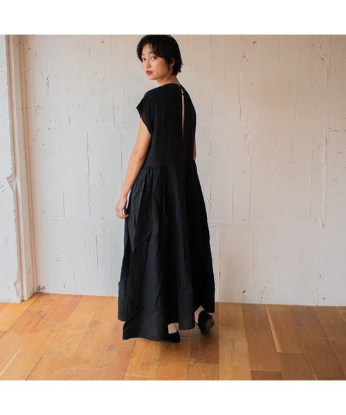 manonfripes（マノンフリップ）の「サマードレス（ワンピース・レディース・ホワイト/ブラック・FREE）」の4枚目の写真