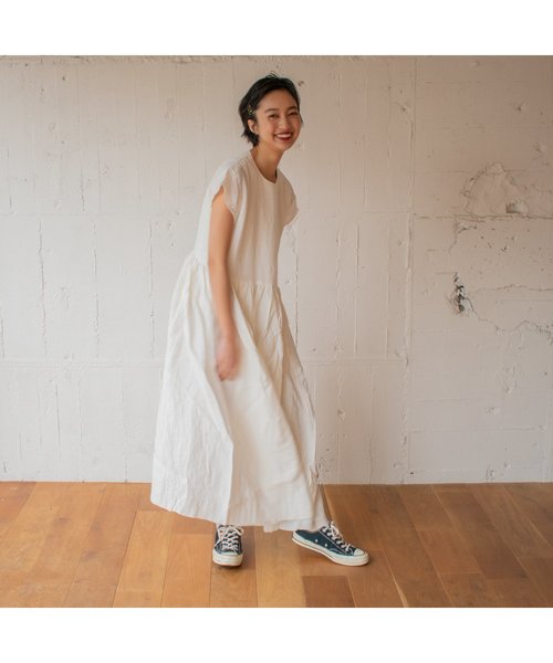 manonfripes（マノンフリップ）の「サマードレス（ワンピース・レディース・ホワイト/ブラック・FREE）」の15枚目の写真