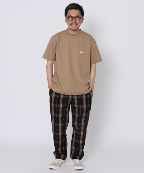 KELTY（ケルティ）の「【女性にもオススメ】KELTY(ケルティ)別注ポケットTシャツ(一部WEB限定カラー)（Tシャツ/カットソー・メンズ・ホワイト/パープル/ブラウン/ベージュ/グレー/ブラック・LARGE/MEDIUM/SMALL/X-LARGE）」の11枚目の写真
