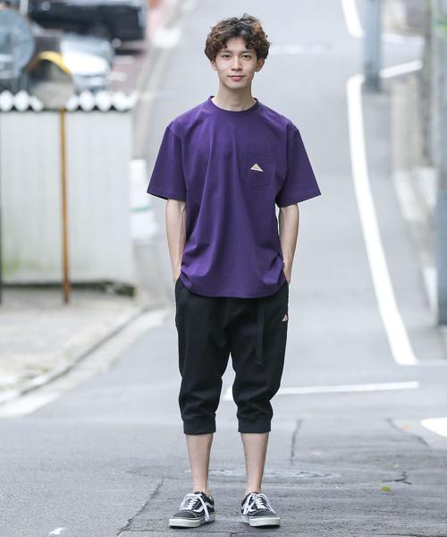 KELTY（ケルティ）の「【女性にもオススメ】KELTY(ケルティ)別注ポケットTシャツ(一部WEB限定カラー)（Tシャツ/カットソー・メンズ・ホワイト/パープル/ブラウン/ベージュ/グレー/ブラック・LARGE/MEDIUM/SMALL/X-LARGE）」の20枚目の写真