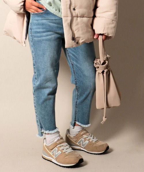 ikka(イッカ)の「ストレッチテーパードパンツ(120~160cm)(その他パンツ・キッズ・ベージュ/オリーブ/ブルー・120/130/140/150/160)」の3枚目の写真
