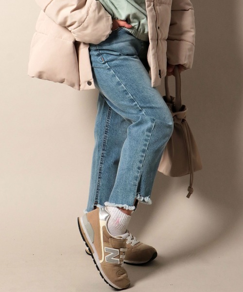 ikka(イッカ)の「ストレッチテーパードパンツ(120~160cm)(その他パンツ・キッズ・ベージュ/オリーブ/ブルー・120/130/140/150/160)」の4枚目の写真