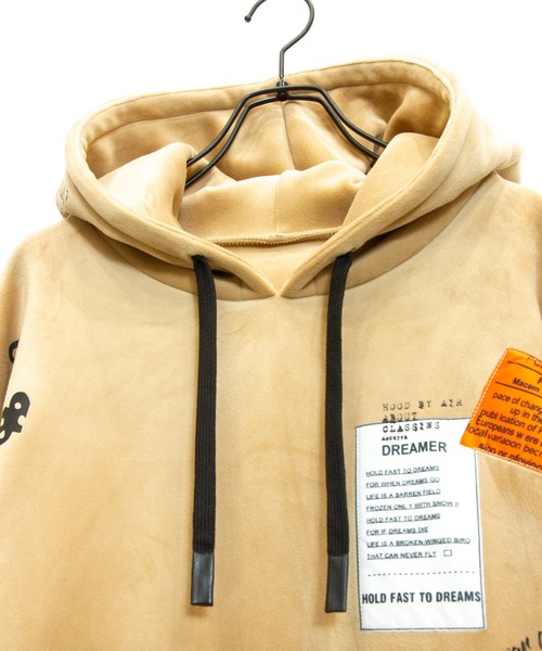 JACKROSE（ジャックローズ）の「JE-マイクロスウェード.プルパーカー（パーカー・メンズ・ブラック/ベージュ・M/L）」の5枚目の写真