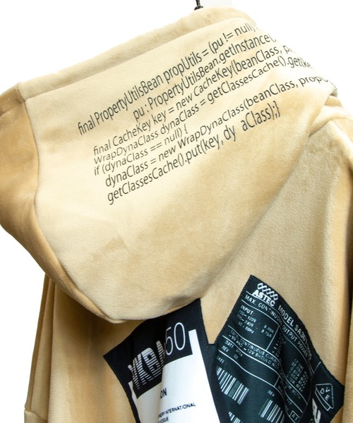 JACKROSE（ジャックローズ）の「JE-マイクロスウェード.プルパーカー（パーカー・メンズ・ブラック/ベージュ・M/L）」の12枚目の写真