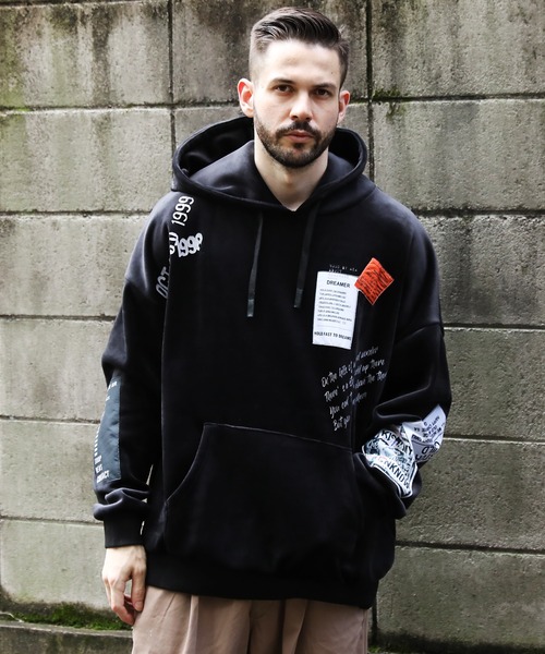 JACKROSE（ジャックローズ）の「JE-マイクロスウェード.プルパーカー（パーカー・メンズ・ブラック/ベージュ・M/L）」の20枚目の写真