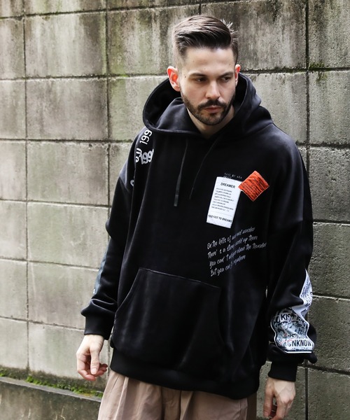 JACKROSE（ジャックローズ）の「JE-マイクロスウェード.プルパーカー（パーカー・メンズ・ブラック/ベージュ・M/L）」の22枚目の写真