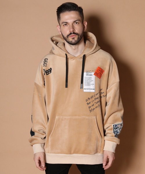 JACKROSE（ジャックローズ）の「JE-マイクロスウェード.プルパーカー（パーカー・メンズ・ブラック/ベージュ・M/L）」の15枚目の写真