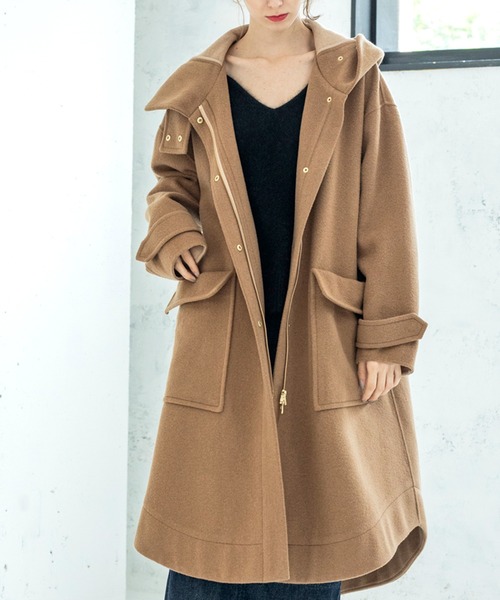 セール 軽くて暖かいオーバーサイズウールフードリバーコート 日本製ウール素材 チェスターコート Taylor エマテイラー のチェスターコート 軽くて暖かいオーバーサイズウールフードリバーコート 日本製ウール素材 Rem をセール価格で購入でき