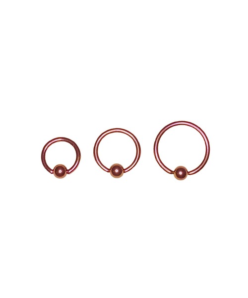 MORPH（モルフ）の「MORPH モルフ CBR ボディーピアス 14ゲージ 6mm~12mm（ピアス（片耳用）・レディース・ピンク・10/12/6/8）」の2枚目の写真