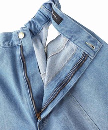 人気完売カラー⭐︎メルシーボーク　うしろまえジャン　ジャケット　デニム　レディース mercibeaucoup,（メルシーボークー）の「うしろまえジャン
